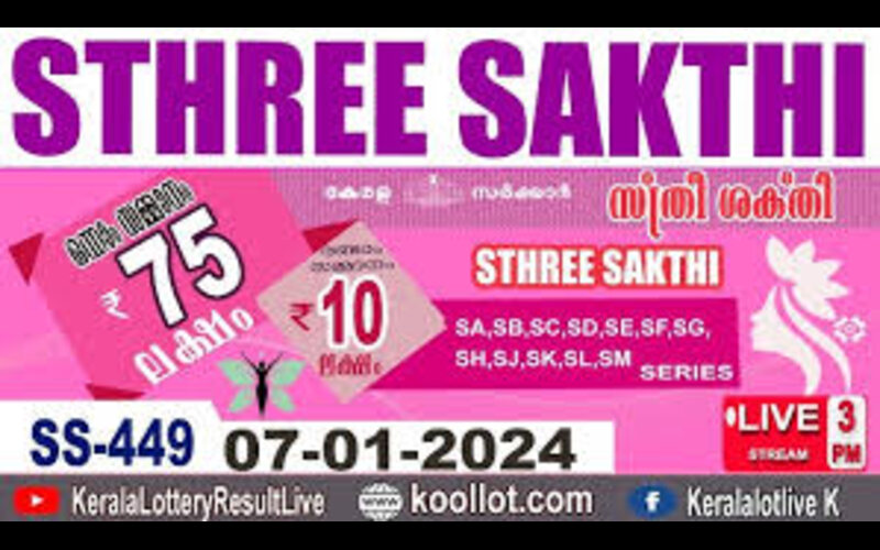 sthree sakthi kerala lottery results featured image